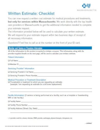 Health Insurance Estimate