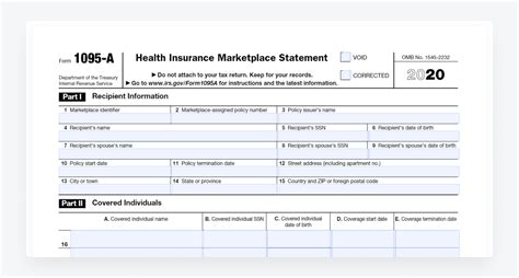 Health Insurance Marketplace 1095A