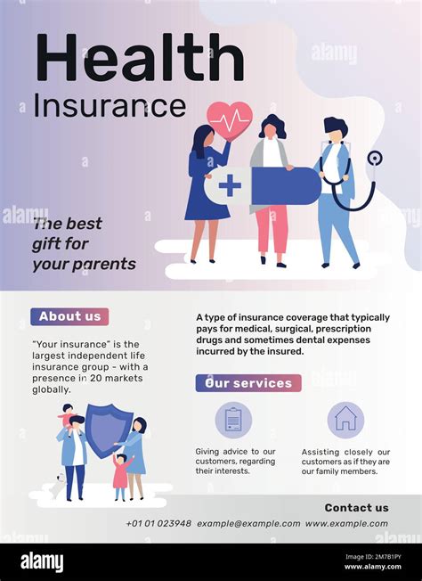 Health Insurance Template Vector For Flyer Stock Vector Image Art Alamy Health Insurance Template Vector For Flyer Stock Vector Image Art Alamy