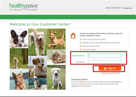 Healthy Paws Insurance Login