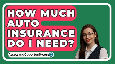 How Much Auto Insurance Do I Need Assetsandopportunity Org Youtube