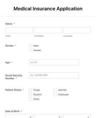 How To Apply For Medical Insurance