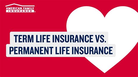 How To Decide Term Vs Permanent Life Insurance American Family How To Decide Term Vs Permanent Life Insurance American Family