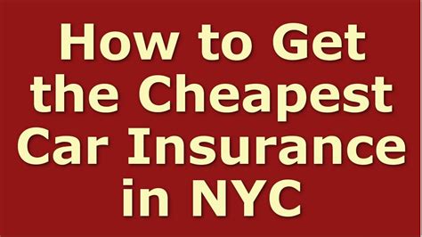 How To Get Cheap Car Insurance In Nyc Best Nyc Auto Insurance Quotes How To Get Cheap Car Insurance In Nyc Best Nyc Auto Insurance Quotes