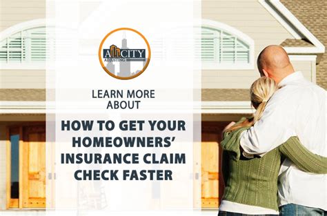 How To Get Your Homeowners Insurance Claim Check Faster All City How To Get Your Homeowners Insurance Claim Check Faster All City