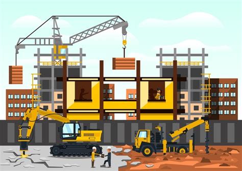 Illustration In Flat Style Set Of Pictures On The Theme Of Car And Illustration In Flat Style Set Of Pictures On The Theme Of Car And