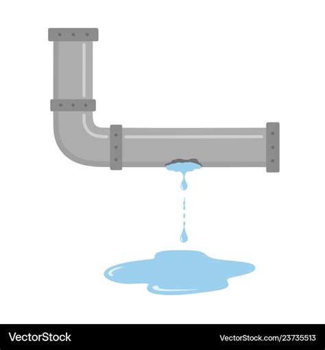 Illustration Water Pipe Leak Vector Art Stock Vector Royalty Free Illustration Water Pipe Leak Vector Art Stock Vector Royalty Free