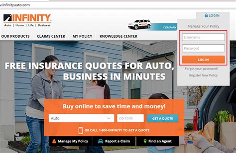 Infinity Auto Insurance Login Make A Payment Infinity Auto Insurance Login Make A Payment
