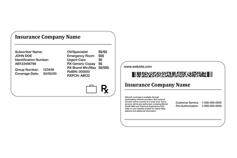 Insurance Cards Templates