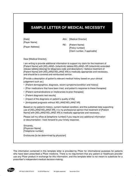 Insurance Company Letter Of Medical Necessity Template Letter Of Insurance Company Letter Of Medical Necessity Template Letter Of
