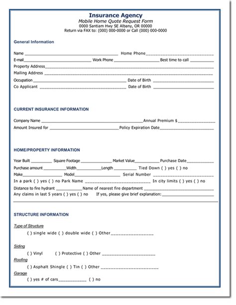 Insurance Quotation Template Free Estimate And Quote Templates Insurance Quotation Template Free Estimate And Quote Templates