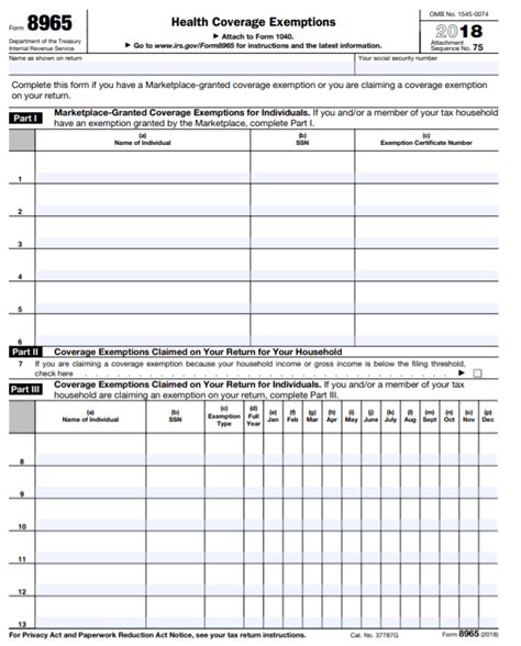 Irs Form 8965 Do You Have To Pay A Penalty For Not Having Health Irs Form 8965 Do You Have To Pay A Penalty For Not Having Health