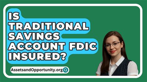 Is A Traditional Savings Account Fdic Insured