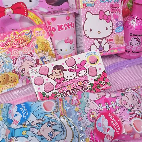Japan Japanese Candy Snacks Drinks Food Kawaii Hello Kitty