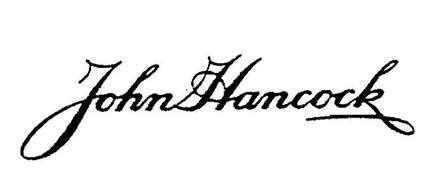 John Hancock Trademark Of John Hancock Life Insurance Company U S A John Hancock Trademark Of John Hancock Life Insurance Company U S A