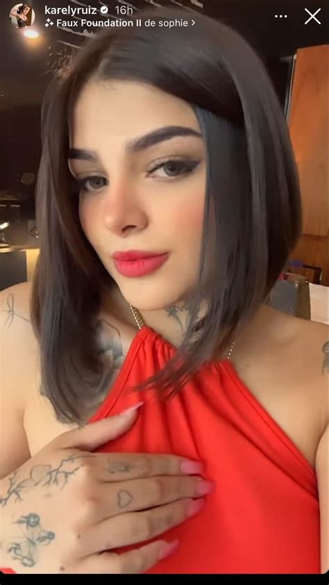 Karely Ruiz Mostr Su Escote En Primer Plano Con Un Vestido Rojo Y No Karely Ruiz Mostr Su Escote En Primer Plano Con Un Vestido Rojo Y No