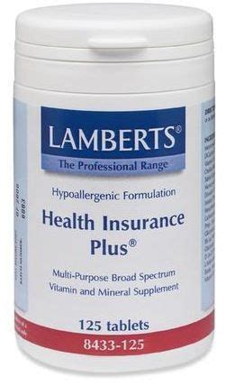 Lamberts Health Insurance Plus 125 Comprimidos Lamberts Health Insurance Plus 125 Comprimidos
