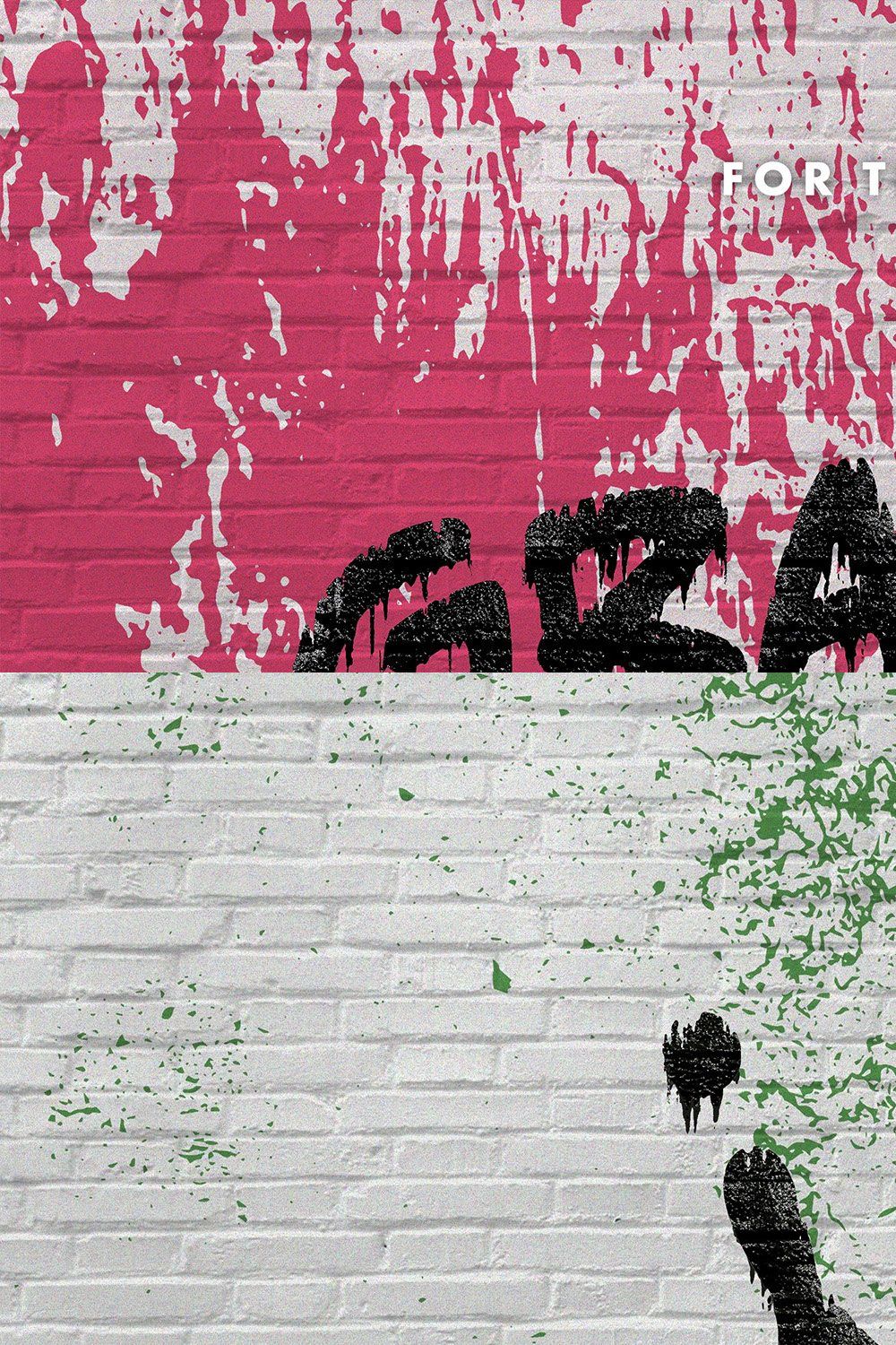 Leaking Graffiti Text Effect Design Cuts Leaking Graffiti Text Effect Design Cuts
