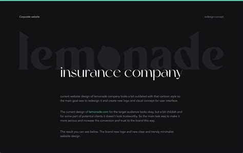 Lemonade Insurance Company Website Redesign On Behance Lemonade Insurance Company Website Redesign On Behance