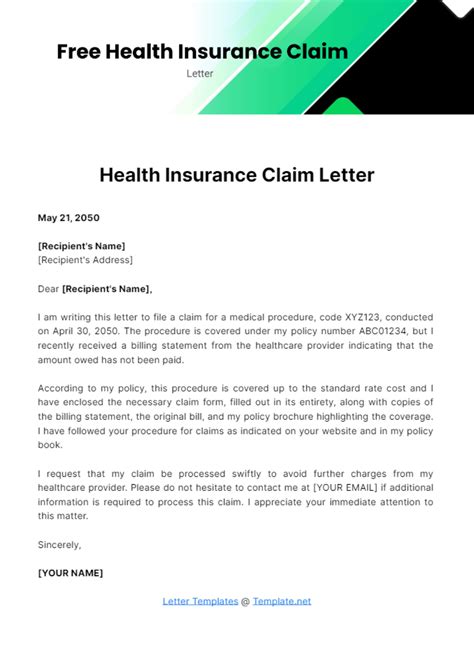 Letter To Insurance Company For Claim How To Write A Letter To Health Letter To Insurance Company For Claim How To Write A Letter To Health