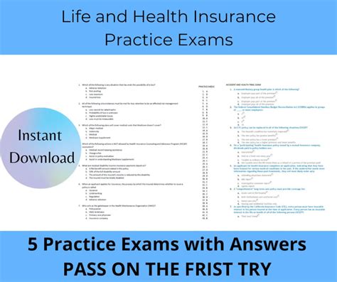 Life And Health Insurance Ca Practice Exams With Answers Printable Life And Health Insurance Ca Practice Exams With Answers Printable