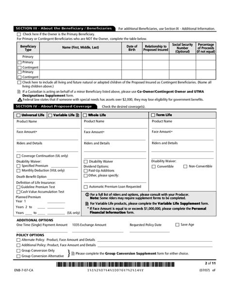Life Insurance Application Form California Free Download Life Insurance Application Form California Free Download