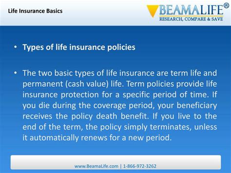 Life Insurance Basics