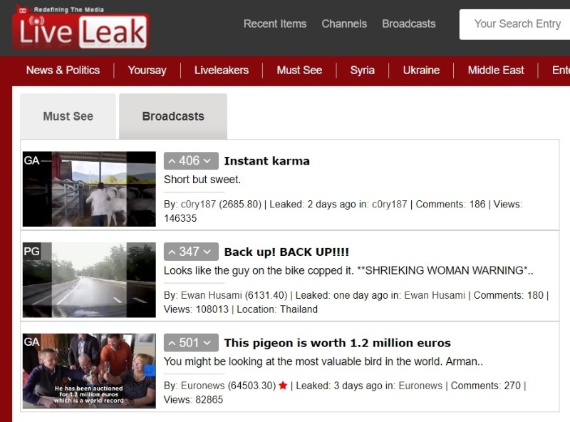 Liveleak Finally Shutters Itself After 15 Years Of Uncensored Gore Liveleak Finally Shutters Itself After 15 Years Of Uncensored Gore