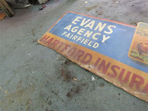 Lot 2002S Hartford Insurance Sign Vanderbrink Auctions Lot 2002S Hartford Insurance Sign Vanderbrink Auctions