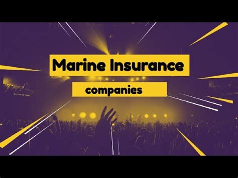 Marine Insurance Companies Mindovermetal English Marine Insurance Companies Mindovermetal English