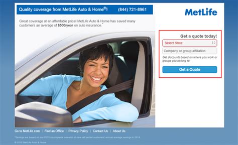 Metlife Auto Insurance Quote Metlife Auto Insurance Quote