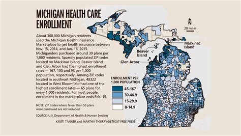 Michigan Health Care Enrollment By Zip Code