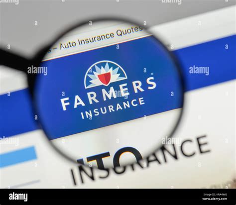 Milan Italy August 10 2017 Farmers Insurance Exchange Logo Milan Italy August 10 2017 Farmers Insurance Exchange Logo