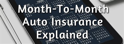 Monthly Car Insurance Plans Month To Month Auto Insurance Policies Monthly Car Insurance Plans Month To Month Auto Insurance Policies