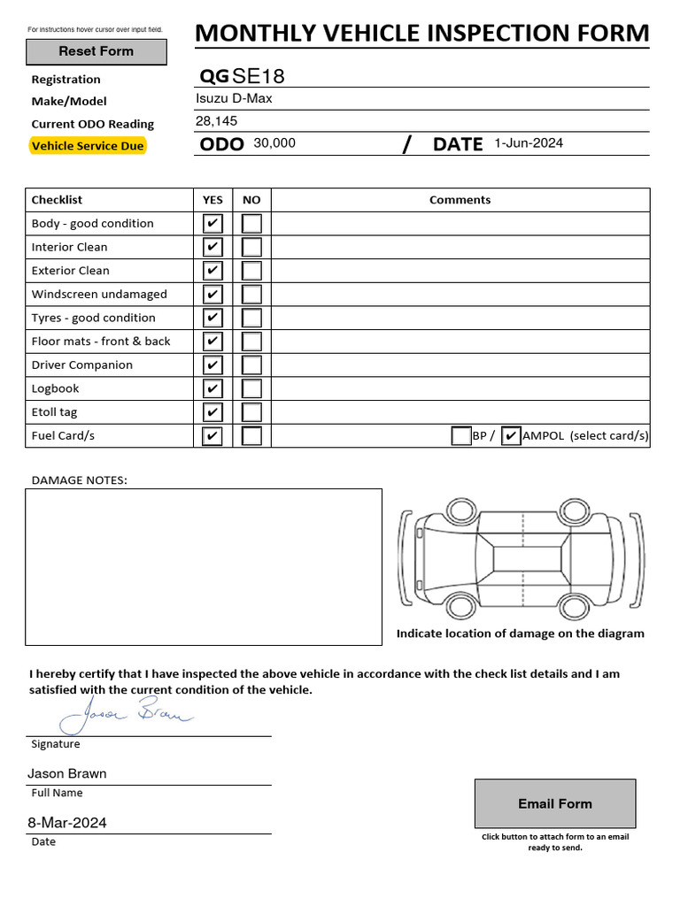 Monthly Vehicle Insurance Payment