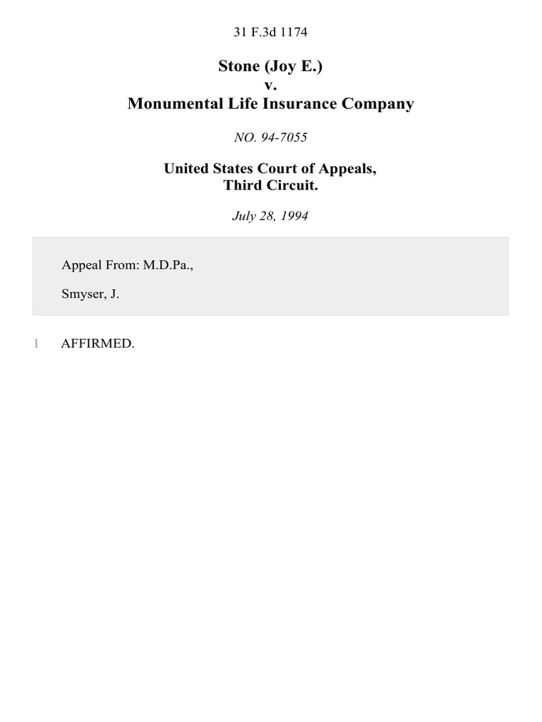 Monumental Life Insurance Co