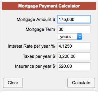 Mortgage Calculator With Insurance And Tax Mortgage Calculator With Insurance And Tax