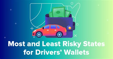 Most And Least Risky States For Drivers Wallets Most And Least Risky States For Drivers Wallets