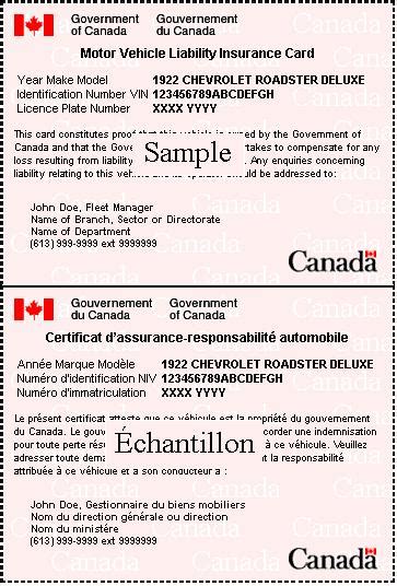 Motor Vehicle Liability Insurance Card Motor Vehicle Liability Insurance Card
