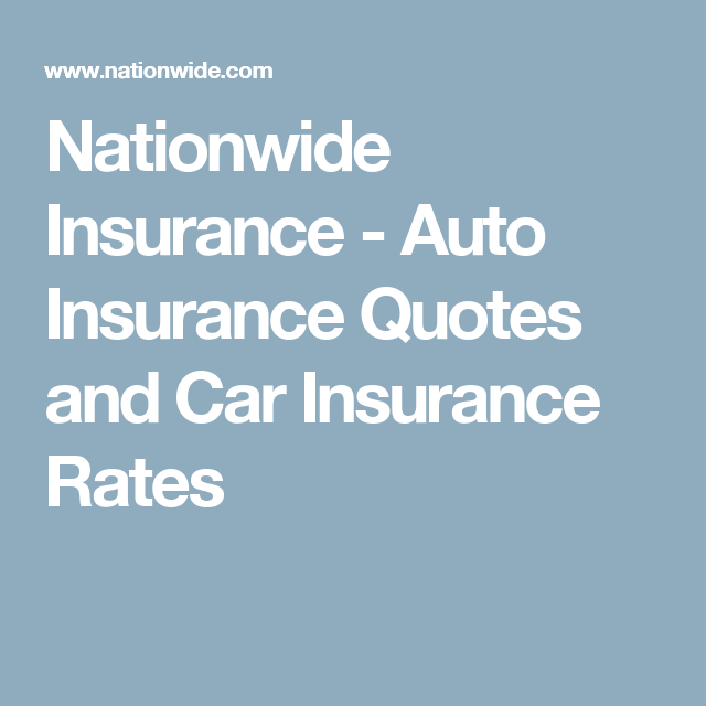 Nationwide Auto Insurance Quote Sermuhan Nationwide Auto Insurance Quote Sermuhan