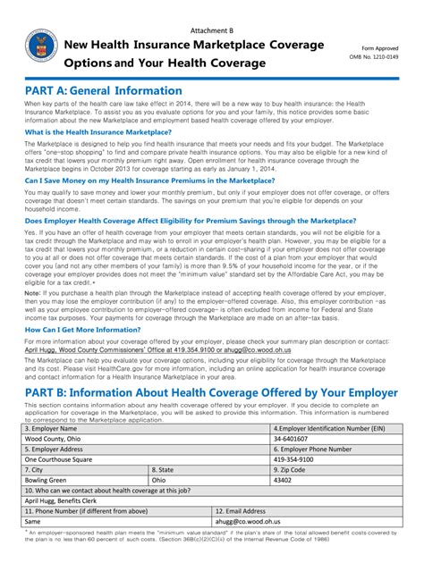 New Health Insurance Marketplace Coverage Form 2023 Printable Forms New Health Insurance Marketplace Coverage Form 2023 Printable Forms