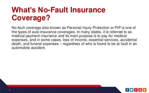 No Fault Insurance Coverage