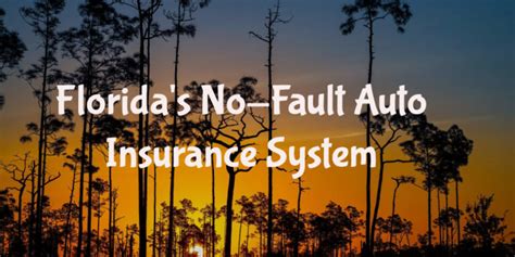 No Fault Insurance Laws In Florida Understanding The Pros And Cons No Fault Insurance Laws In Florida Understanding The Pros And Cons
