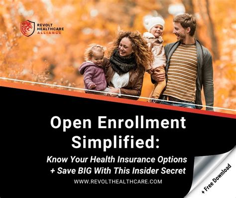 Open Enrollment For Health Insurance