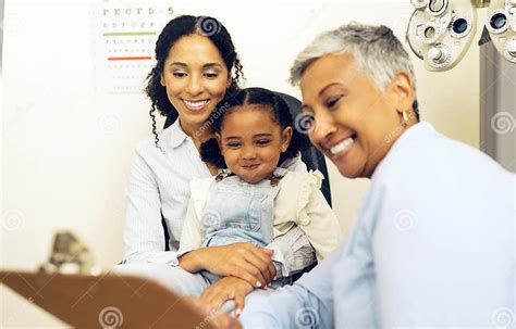 Optometrist Mother And Kid For Eye Exam Doctor And Health Insurance Optometrist Mother And Kid For Eye Exam Doctor And Health Insurance