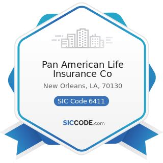Pan American Life Insurance Co Zip 70130 Pan American Life Insurance Co Zip 70130