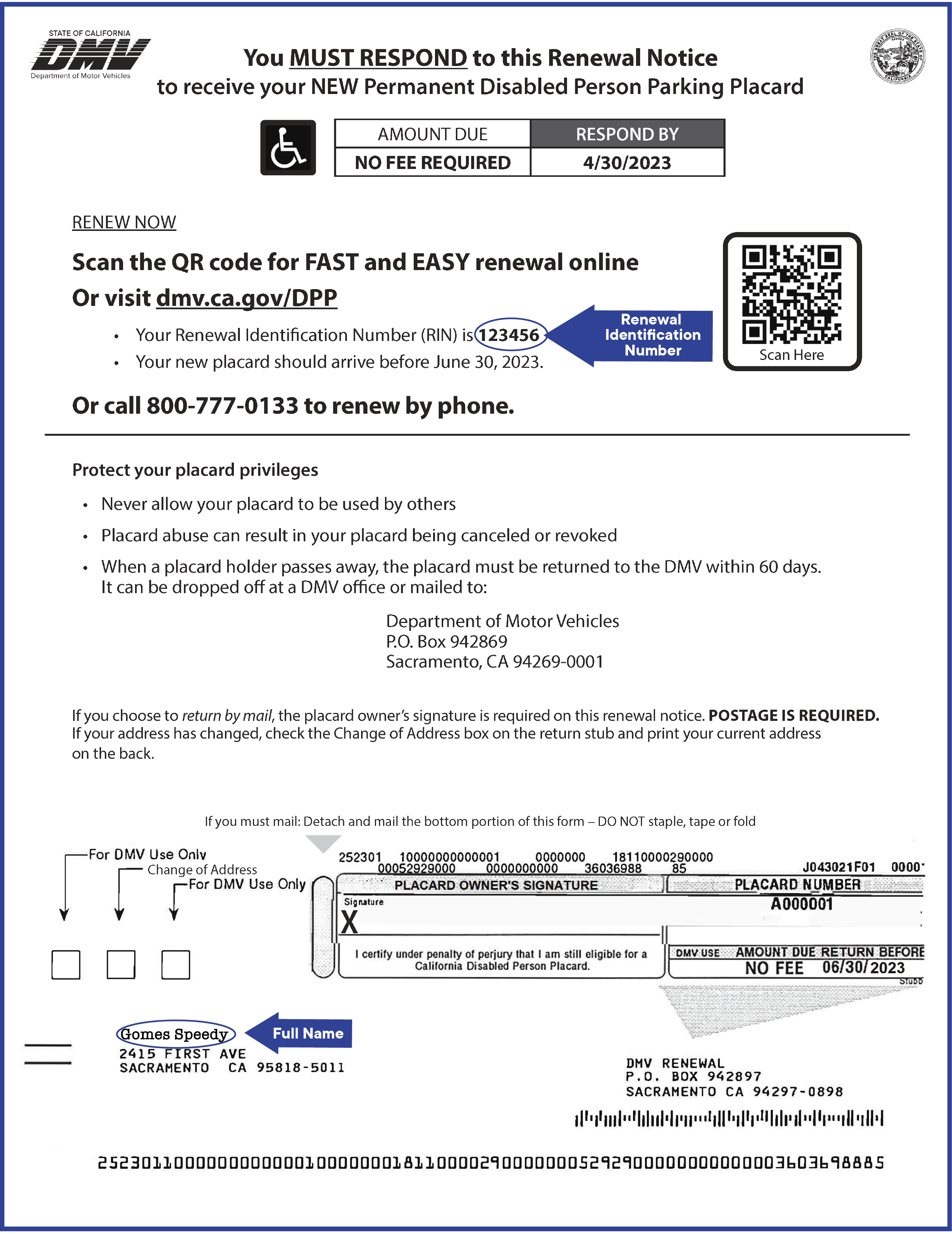 Permanent Disabled Person Placard Renewal California Dmv Permanent Disabled Person Placard Renewal California Dmv