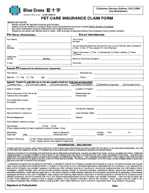 Petcare Insurance Claim Form Fill Out Sign Online Dochub Petcare Insurance Claim Form Fill Out Sign Online Dochub