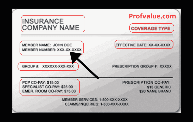 Policy Number On Insurance Card Policy Number On Insurance Card