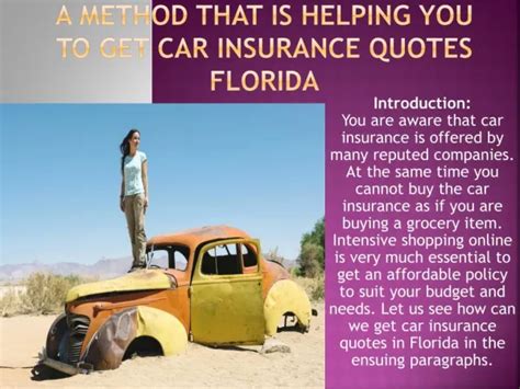Ppt Car Insurance Quotes In Florida Powerpoint Presentation Free Ppt Car Insurance Quotes In Florida Powerpoint Presentation Free